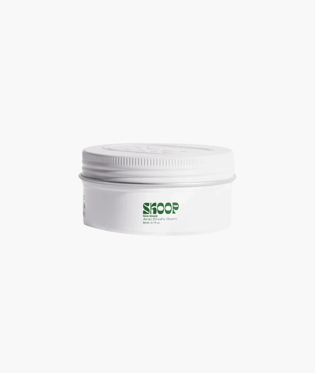 Skoop Skin Shield Anti-Chafe Balm 80ml natural anti-chafing balm for reducing friction, prevent thigh chafing, protect skin folds and support comfortable movement during walking, running, exercise. Shop at VAMS Beauty Australia.