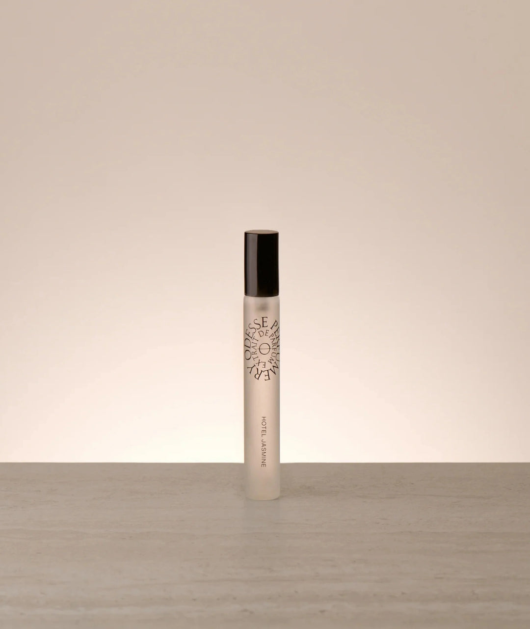 Vegan jasmine perfume Australia, Hotel Jasmine Travel Size Extrait 10ml by Odesse with warm woody and amber fragrance notes.