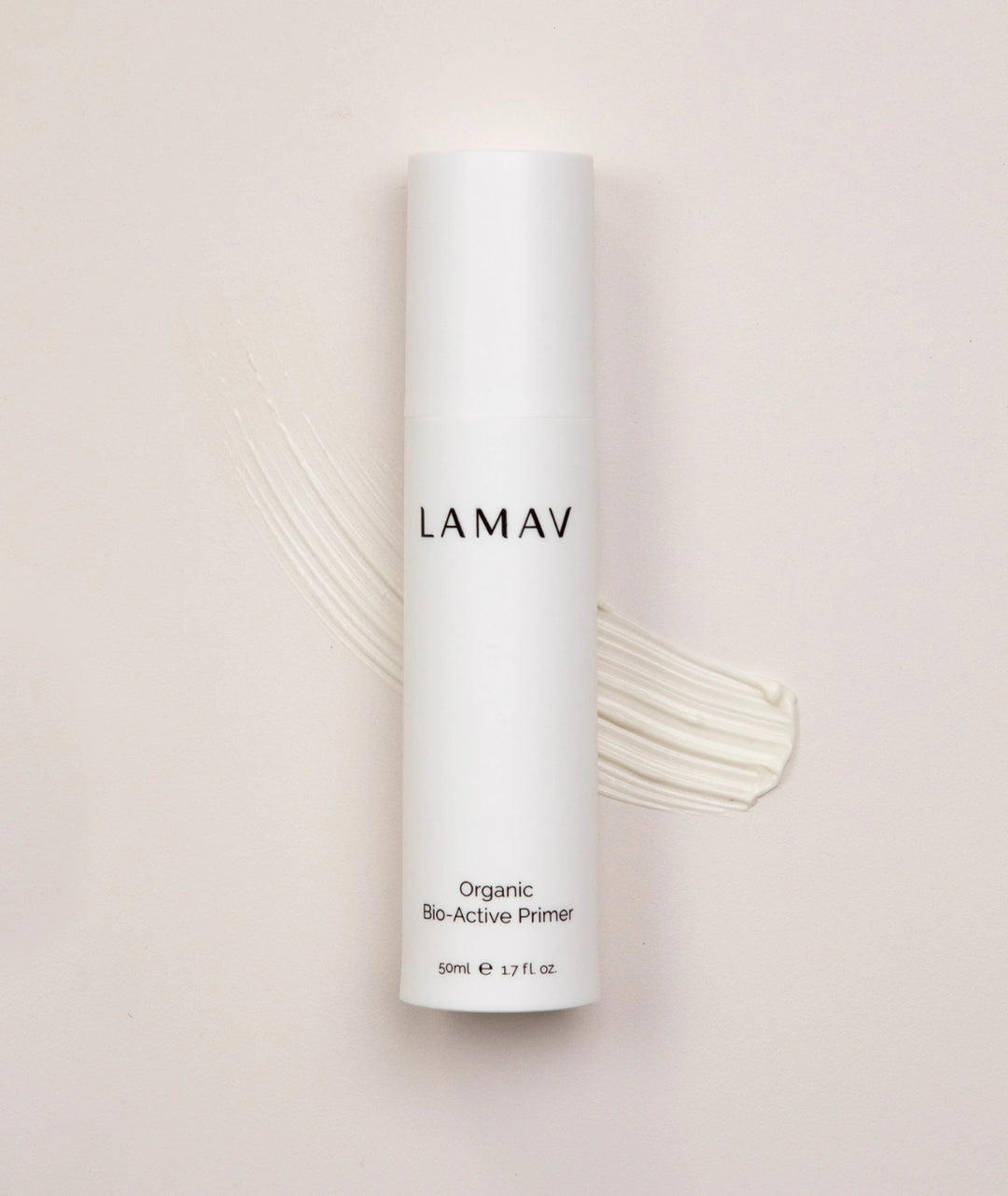 LAMAV Organic Bio-Active Primer — hydrating primer that extends foundation wear
