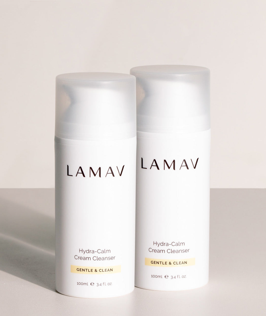LAMAV Hydra-Calm Cream Cleanser Duo value set for dry and sensitive skin