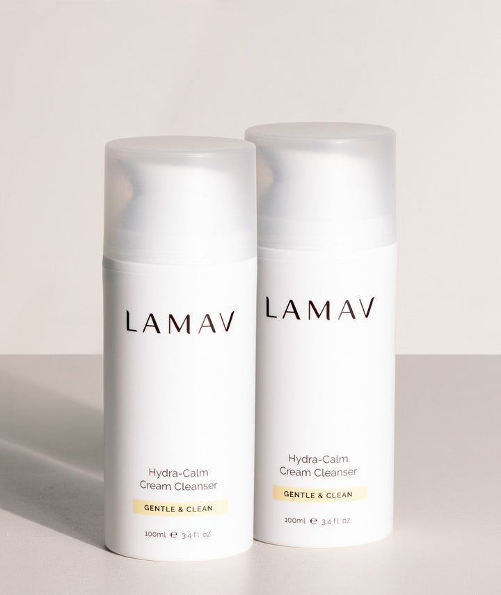 LAMAV Hydra-Calm Cream Cleanser Duo value set for dry and sensitive skin