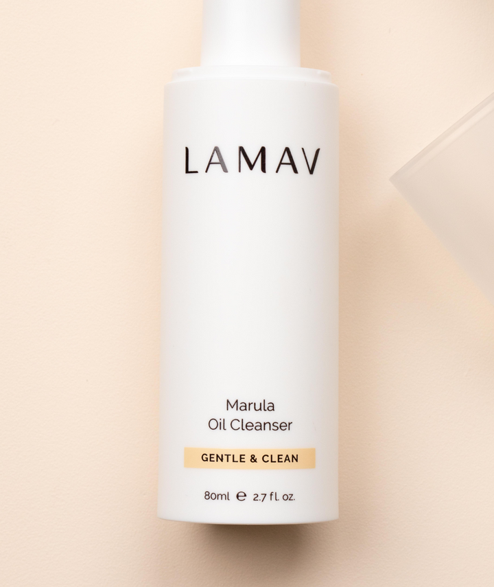 LAMAV Marula Oil Cleanser organic facial oil cleanser, vegan and cruelty-free
