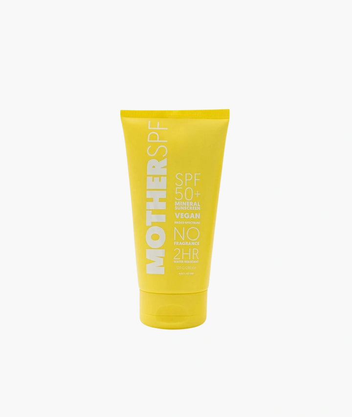 Mother SPF Face + Body SPF 50 sunscreen Australia – lightweight broad-spectrum SPF 50 sunscreen for face and body with non-greasy finish