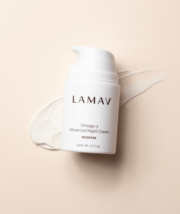 LAMAV certified organic night cream for face, Australian made anti-ageing moisturiser
