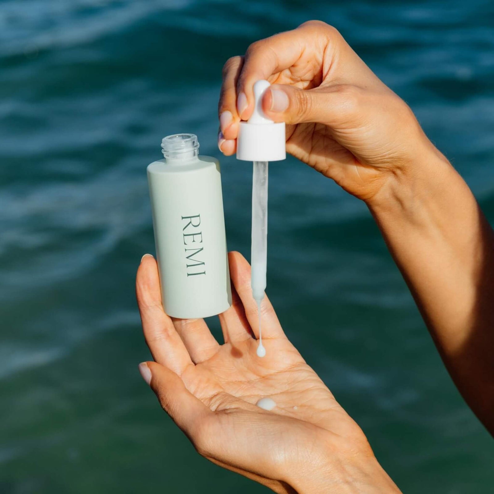 Organic marine serum for dark spots, hyperpigmentation and uneven skin tone by Remi Organics Australia