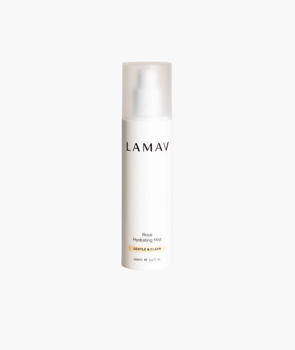LAMAV Rose Hydrating Mist 100ml, an organic rose face mist and toner for refreshing hydration