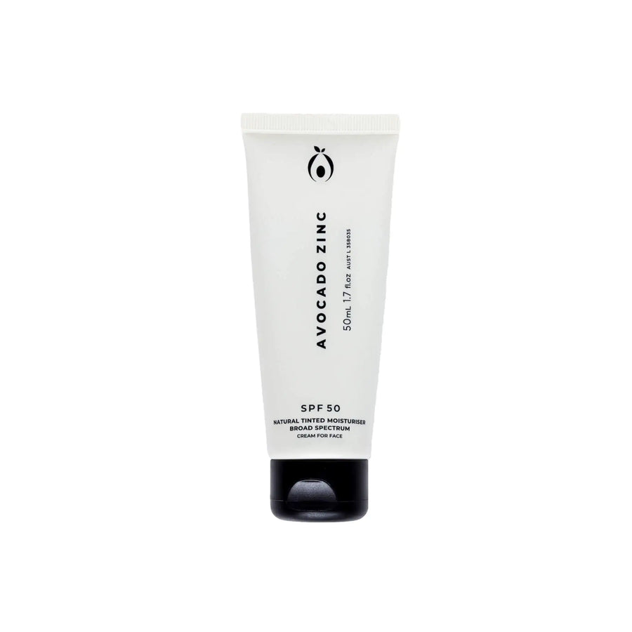 Avocado Zinc SPF 50 Natural Tinted Moisturiser 50ml