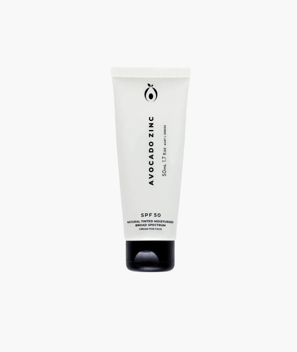 Avocado Zinc SPF 50 Natural Tinted Moisturiser at VAMS Beauty