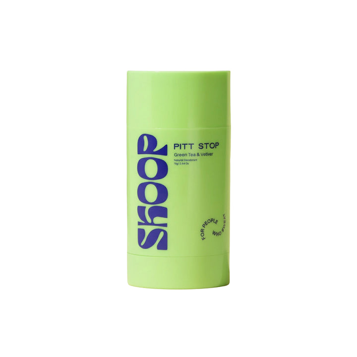 best natural deodorant for women in a green roll on from Skoop Skincare