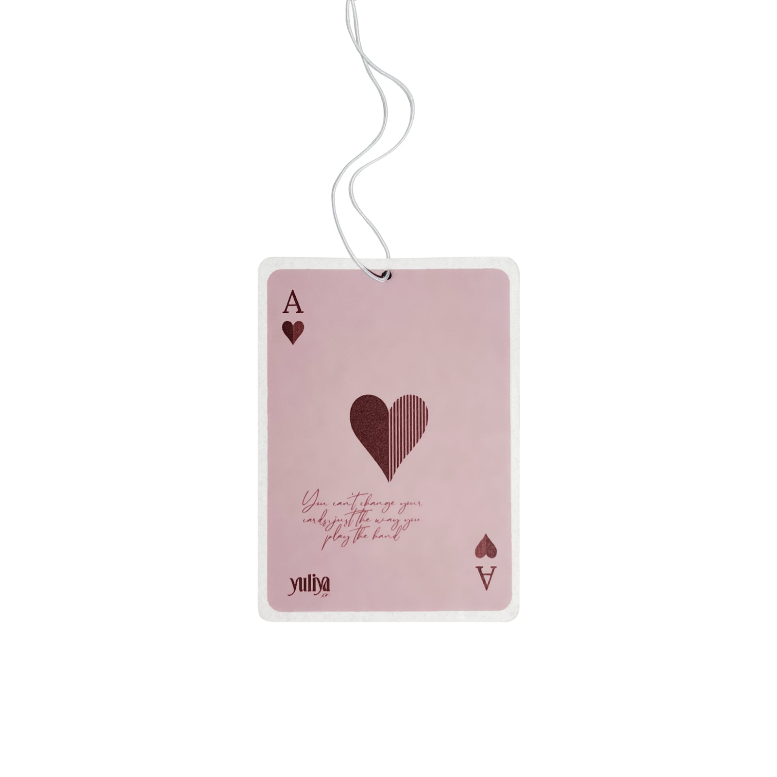By Yuliya Twin Flame car hanging perfume card, a luxurious and long-lasting fragrance with warm, sensual notes, perfect for car enthusiasts or as a gift for her,