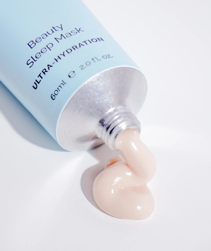 LAMAV Beauty Sleep Mask 60ml overnight hydration treatment with rich creamy texture designed to hydrate, restore and revitalise dry and dehydrated skin while you sleep.