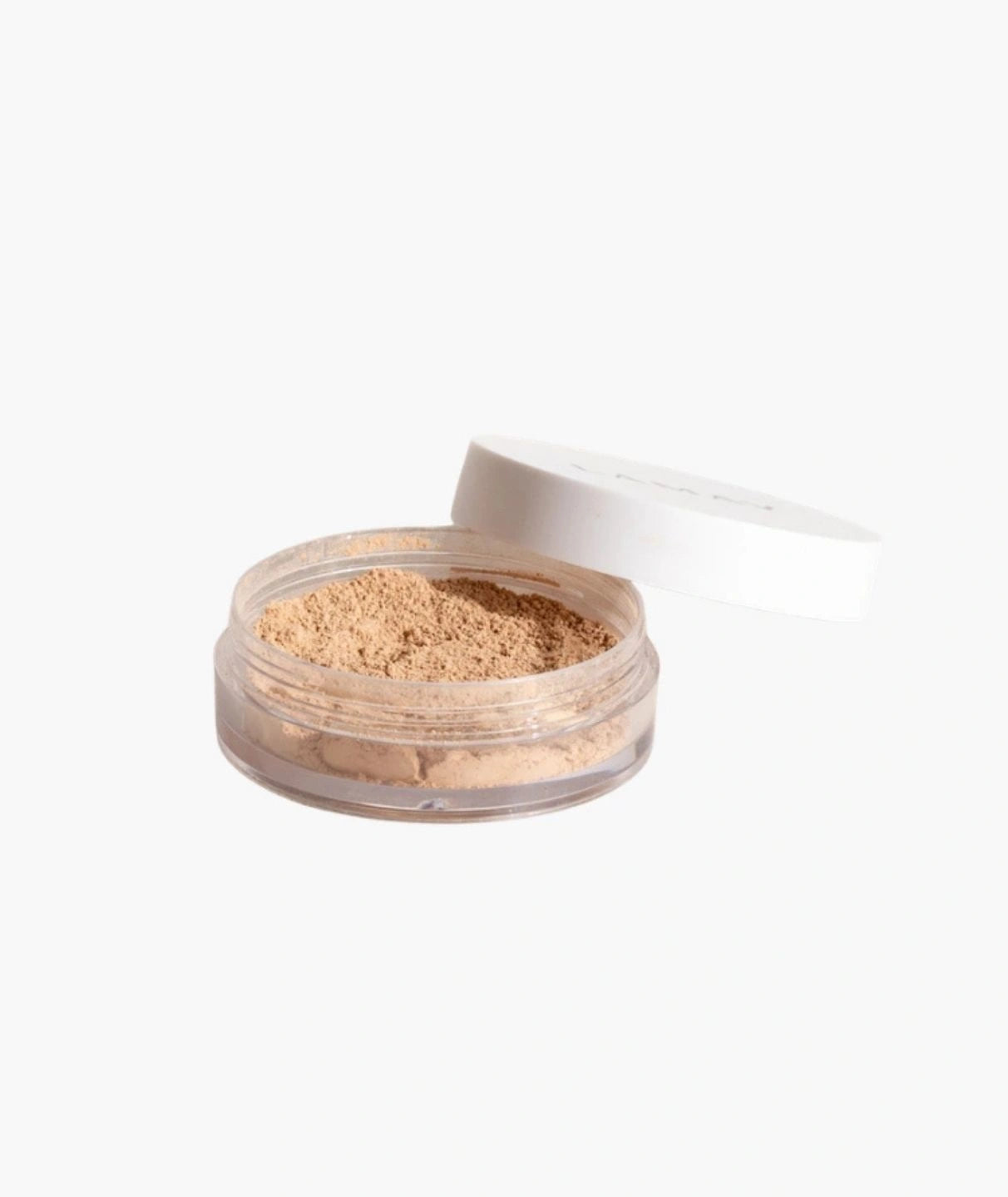 LAMAV Anti-Ageing Mineral Foundation SPF15. Open jar of natural, cruelty-free powder makeup on a white background.