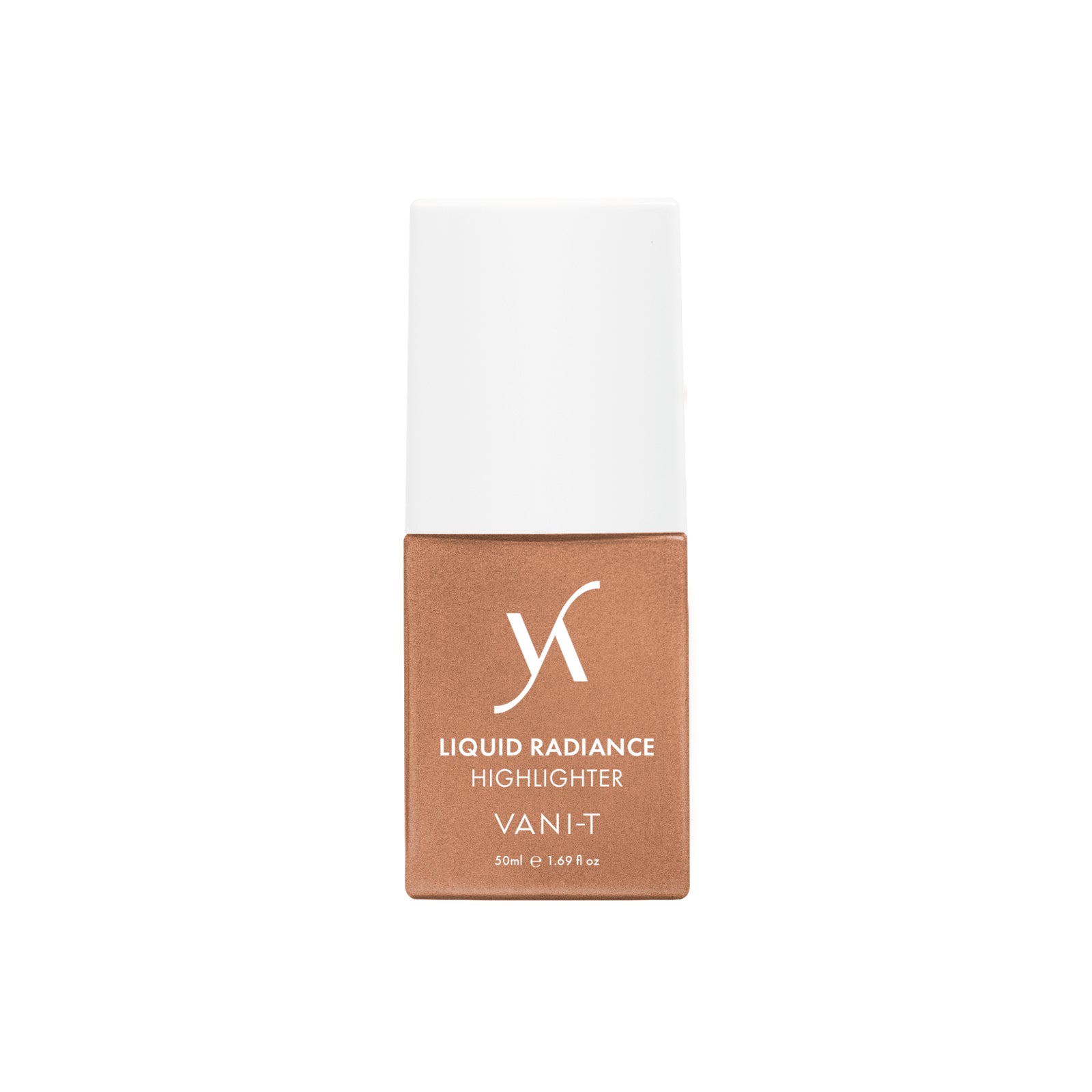 VAN-IT Liquid Radiance Highlighter, a luminous makeup highlighter for a radiant glow, ideal for enhancing makeup looks. Available at VAMS Beauty, your source for Australian beauty products.