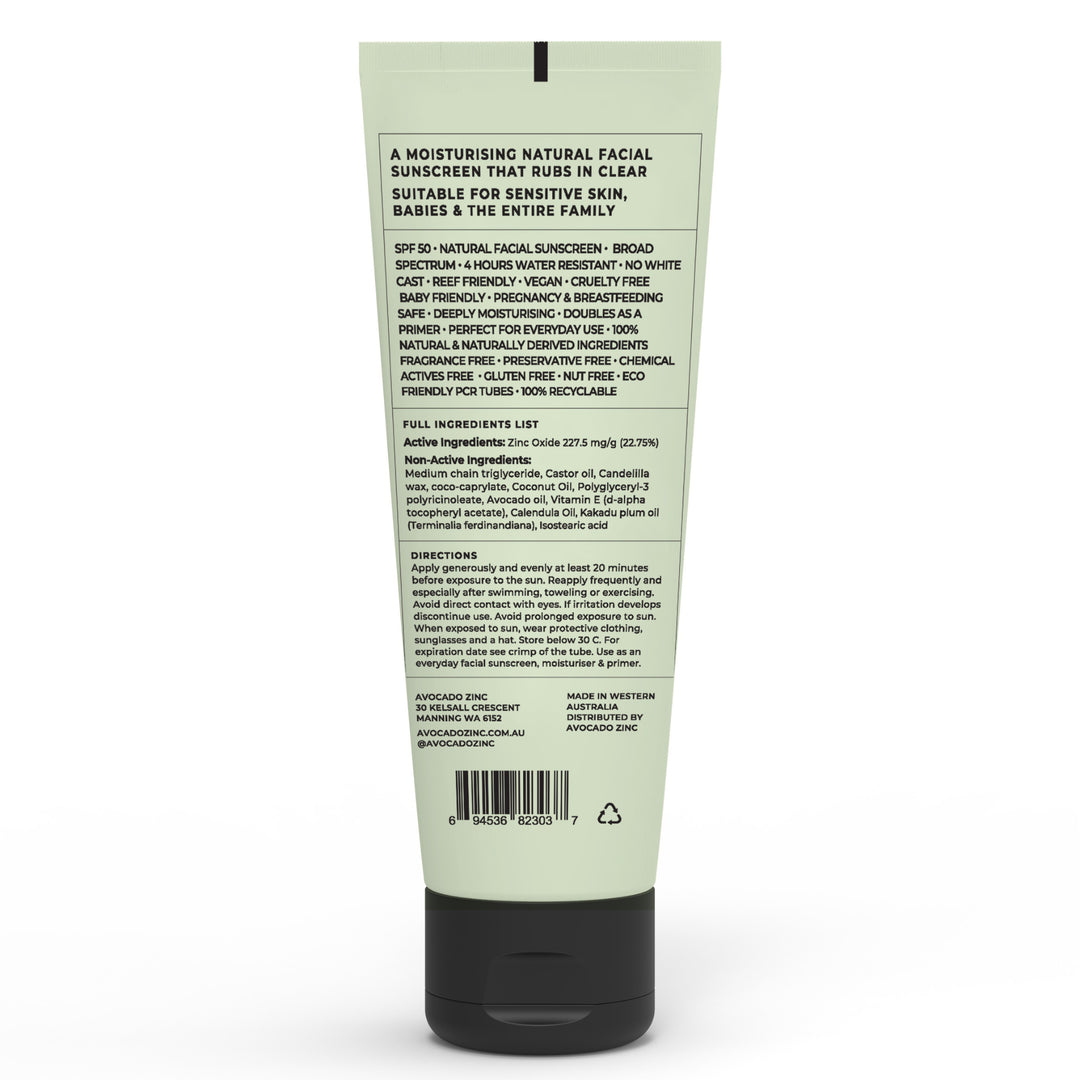 SPF 50 Natural Physical Sunscreen 100ml