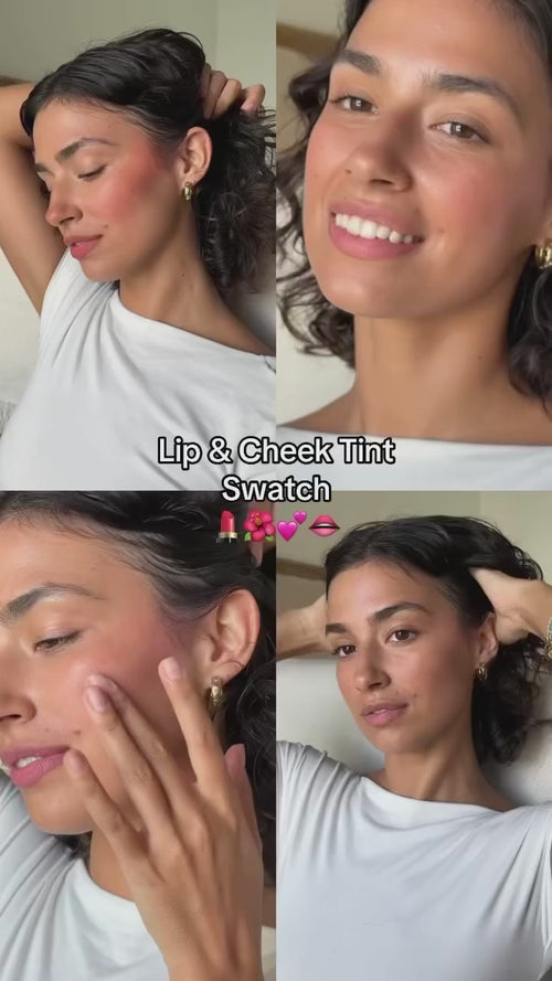 Mineral sunscreen cheek tints from Avocado Zinc swatches