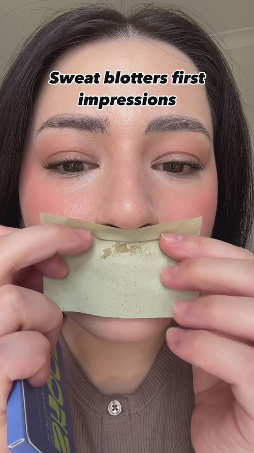 Blotting paper for oily skin video tutorial