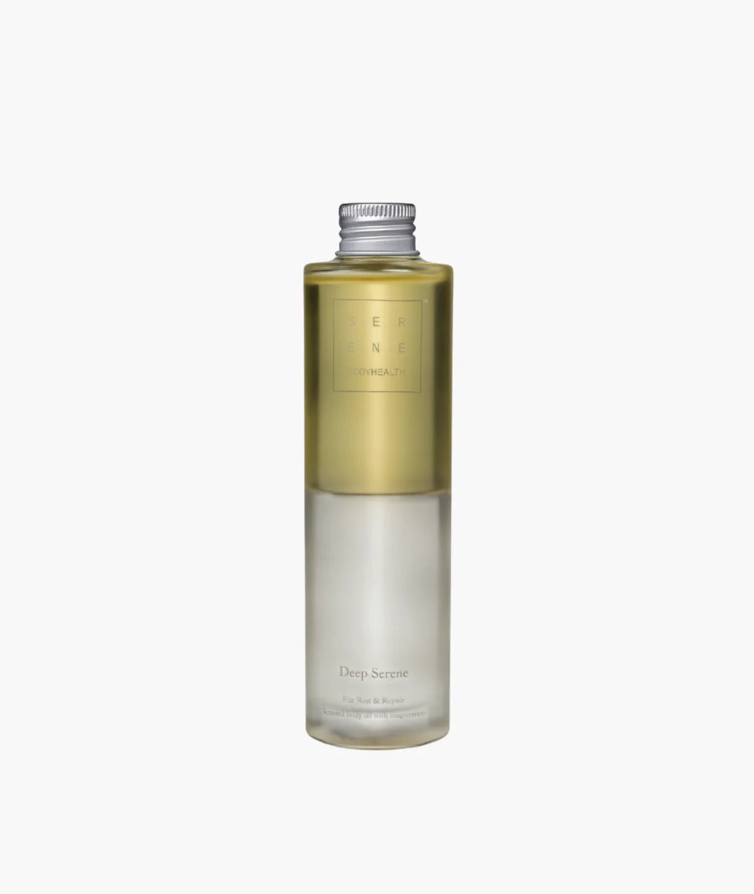 Deep Serene Body Oil by Serene BodyHealth — frosted glass bottle with silver cap | rest and repair magnesium oil