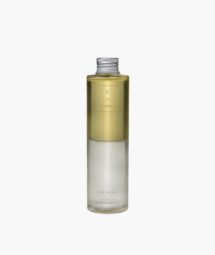 Deep Serene Body Oil by Serene BodyHealth — frosted glass bottle with silver cap | rest and repair magnesium oil
