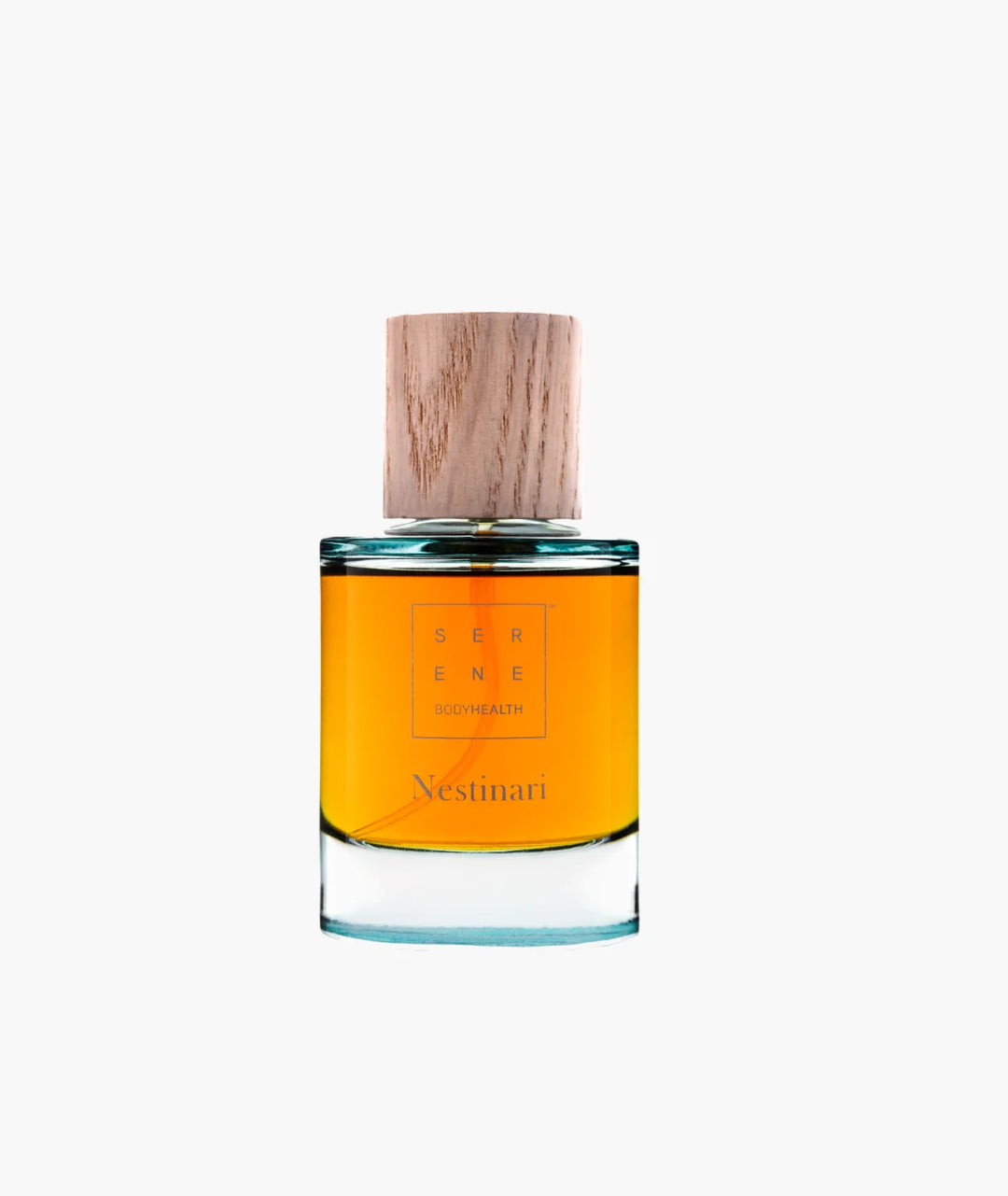 Nestinari Perfume by Serene BodyHealth — glass spray bottle with natural wooden cap | luxury natural fragrance