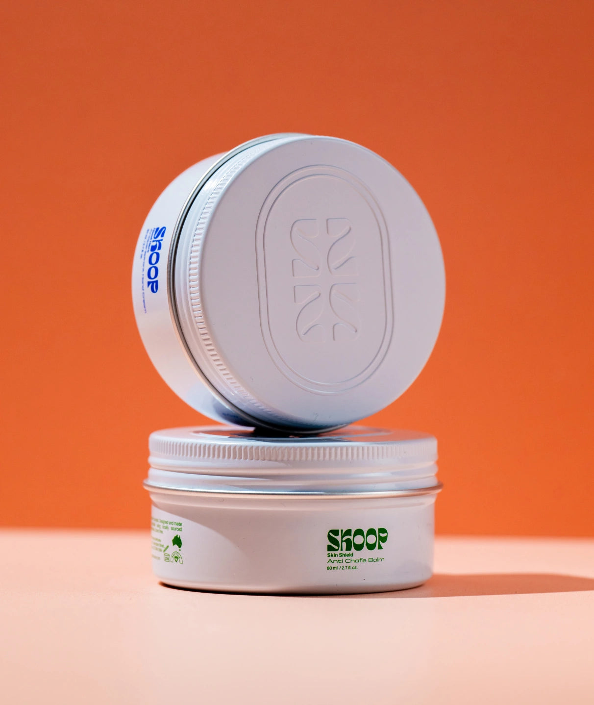 Skoop Skincare anti chafe balm and hand cream for clammy hands. Shop at VAMS Beauty Australia