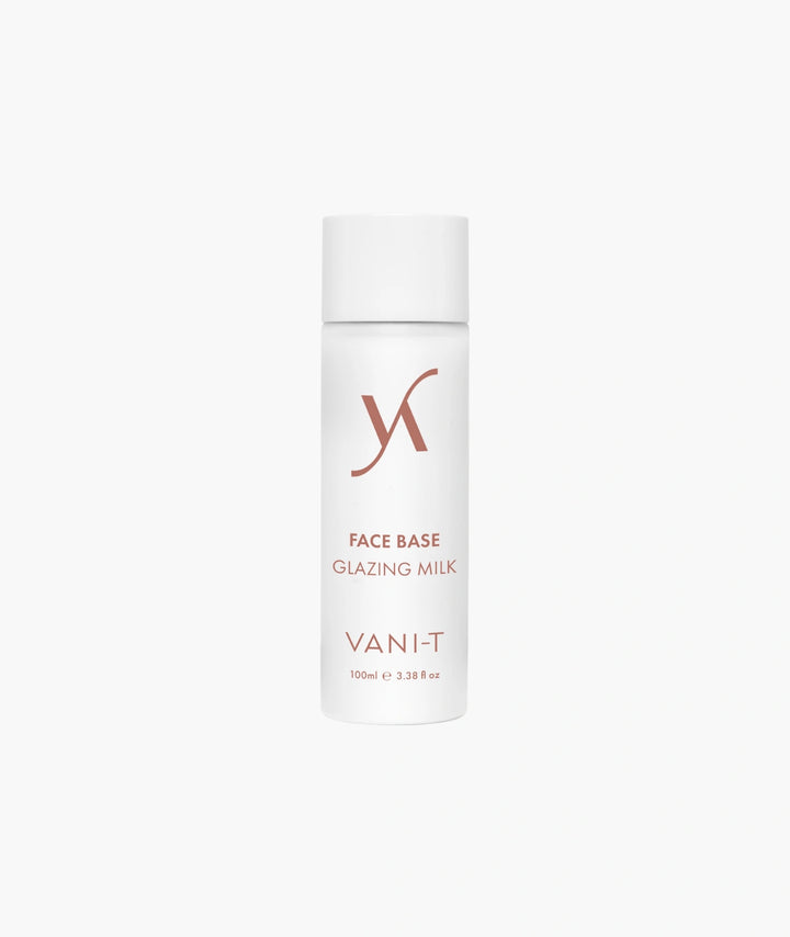 VANI-T Face Base Glazing Milk 100ml illuminating skincare primer designed to hydrate, smooth and create a radiant glass skin finish before makeup application.